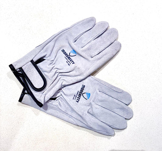 MONSAFETY Premium Leather Work Gloves